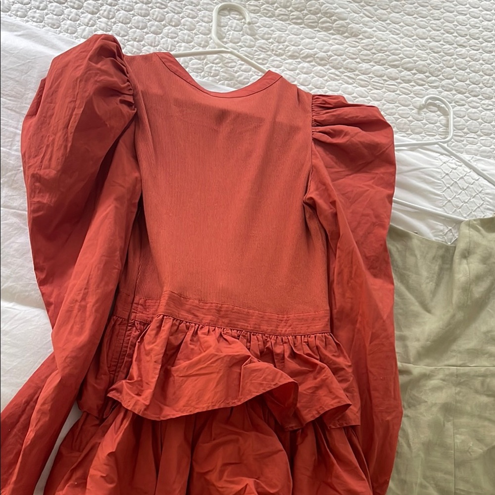 Ulla Johnson Coral Layered sz small women Dress 35” shoulder to hem - Picture 9 of 10